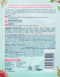 Augenpads Hydrogel Blätter (1 Paar), Jungle Whisper, 2 St