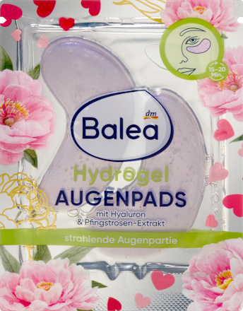 Oogkussentjes Hydrogel Peony (1 paar), 2 stuks