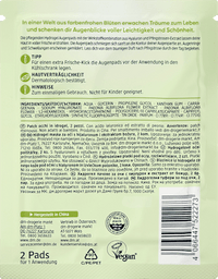 Oogkussentjes Hydrogel Peony (1 paar), 2 stuks