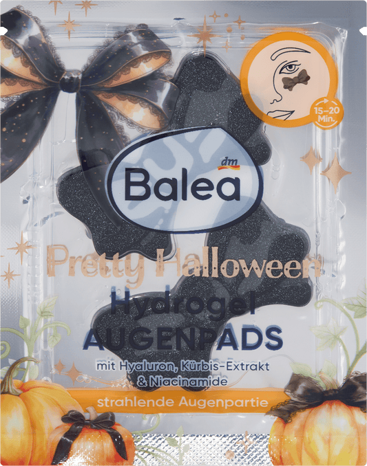 Patchs contour des yeux en hydrogel Balea Pretty Halloween (1 paire), 2 pcs
