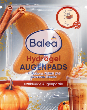 Oogkussentjes Hydrogel Pumpkin Spice Latte, 2 stuks