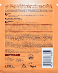 Oogkussentjes Hydrogel Pumpkin Spice Latte, 2 stuks