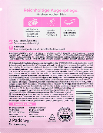 Oogkussentjes Hydrogel Regenboog (1 paar), 2 stuks