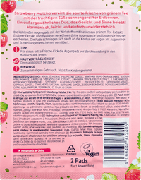 Augenpads Hydrogel Strawberry Matcha (1 Paar), 2 St