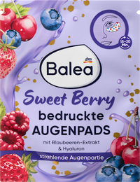 Augenpads Sweet Berry bedruckt (1 Paar), 2 St
