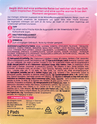 Oogkussentjes Tropical Love Fruits (1 paar), 2 stuks