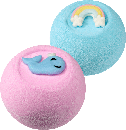 Badebombe Wal/Regenbogen, 170 g