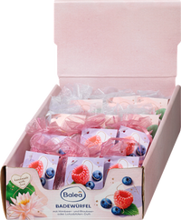 Badezusatz Würfel Lotusblüte/Blaubeere, 50 g