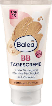 Balea BB Cream medium huidskleur SPF 15, 50 ml
