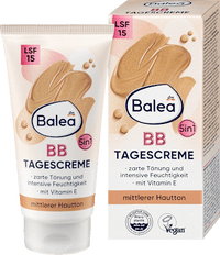 Balea BB Cream medium huidskleur SPF 15, 50 ml