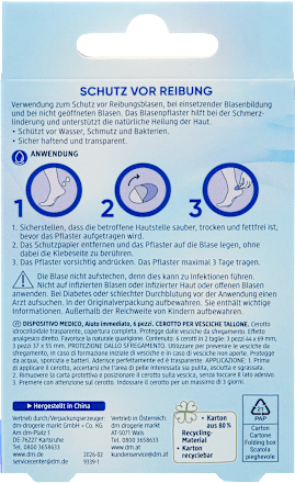 Blasenpflaster Ferse, 6 St
