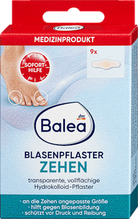 Blarenpleisters voor tenen, 9 stuks