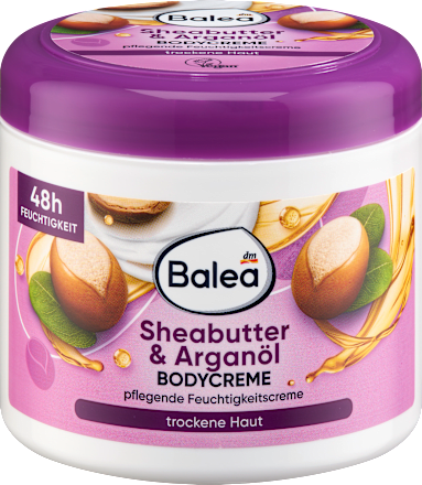 Bodycreme Sheabutter & Arganöl, 500 ml