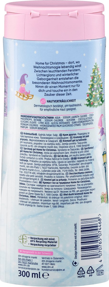Cremedusche HOME FOR CHRISTMAS, 300 ml