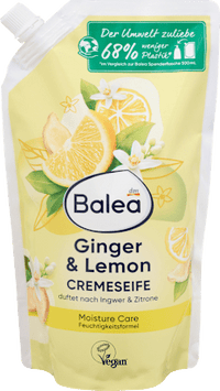 Cremeseife Ginger & Lemon, Nachfüllpack, 500 ml