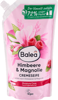 Cremeseife Himbeere & Magnolie, Nachfüllpack, 850 ml