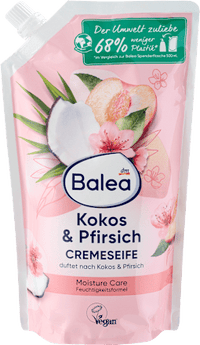 Cremeseife Pfirsich & Kokos Nachfüllpack, 500 ml