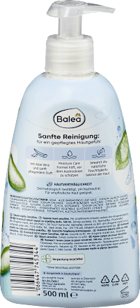 Gevoelige crèmezeep, 500 ml