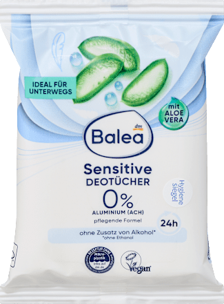Deotücher Sensitive, 10 St Balea