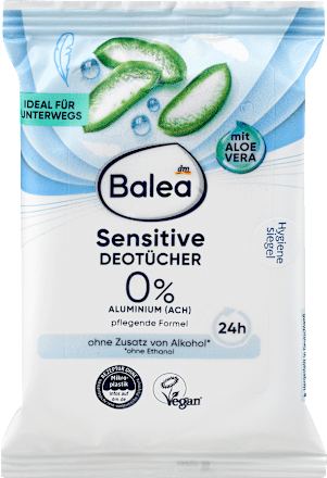 Deotücher Sensitive, 10 St Balea