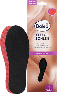 Fleece inlegzolen maat 38/39 (1 paar), 2 stuks