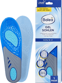 Einlegesohlen Gel Sohlen, Gr. 36-41 (1 Paar), 2 St
