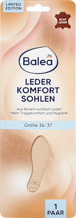 Einlegesohlen Leder, Gr. 36/37 (1 Paar), 2 St