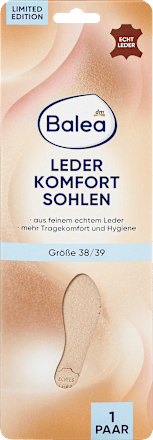 Einlegesohlen Leder, Gr. 38/39 (1 Paar), 2 St