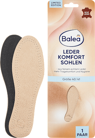 Einlegesohlen Leder, Gr. 40/41 (1 Paar), 2 St