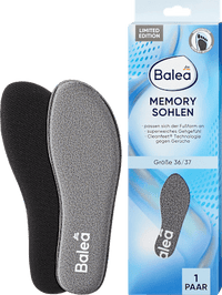 Einlegesohlen Memory Foam, Gr. 36/37 (1 Paar), 2 St