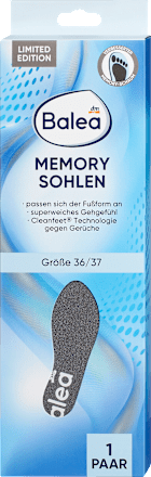 Einlegesohlen Memory Foam, Gr. 36/37 (1 Paar), 2 St