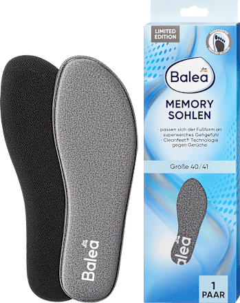 Einlegesohlen Memory Foam, Gr. 40/41 (1 Paar), 2 St Balea