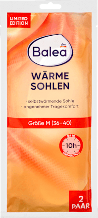 Inlegzolen verwarmen maat M (2 paar), 4 stuks