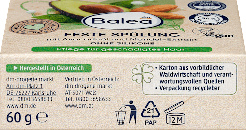 Vaste conditioner Avocado Amandelmelk, 60 g