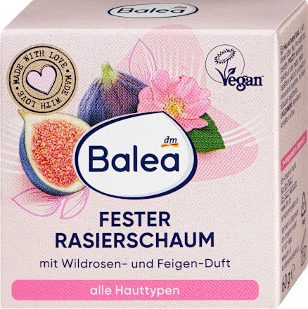 Fester Rasierschaum Wildrose, 60 g