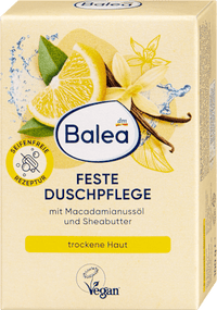 Festes Duschgel Vanille & Zitrone, 100 g