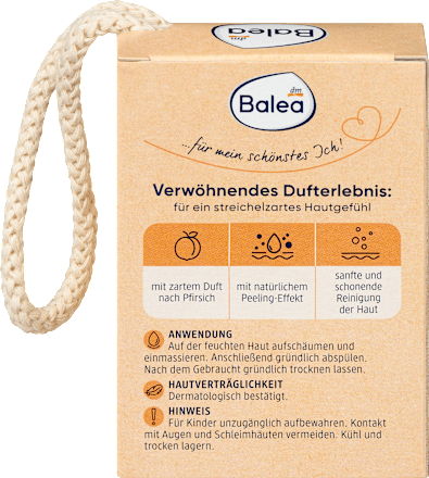 Festes Körperpeeling Pfirsich, 100 g
