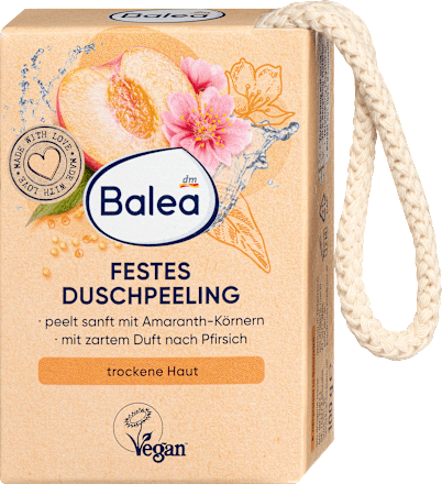 Festes Körperpeeling Pfirsich, 100 g