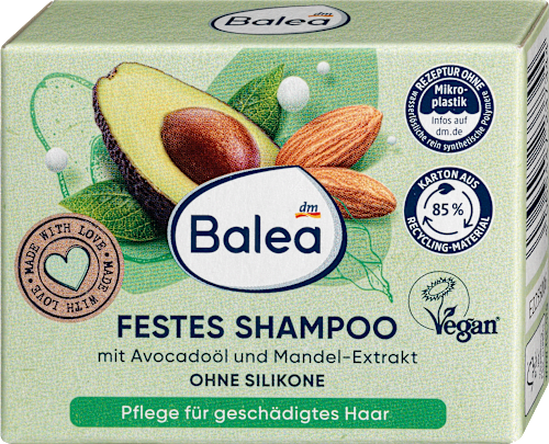 Festes Shampoo Avocado Mandelmilch, 60 g