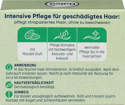 Vaste shampoo Avocado Amandelmelk, 60 g