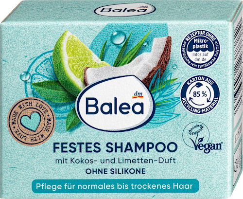 Festes Shampoo Kokos-Limette, 60 g