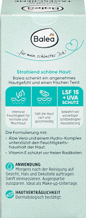 Hydraterende crème SPF 15, 50 ml