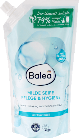Vloeibare zeep, milde zeepverzorging en hygiëne, antibacterieel, navulverpakking, 500 ml