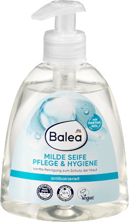 Vloeibare zeep, milde zeep voor verzorging en hygiëne, antibacterieel, 300 ml