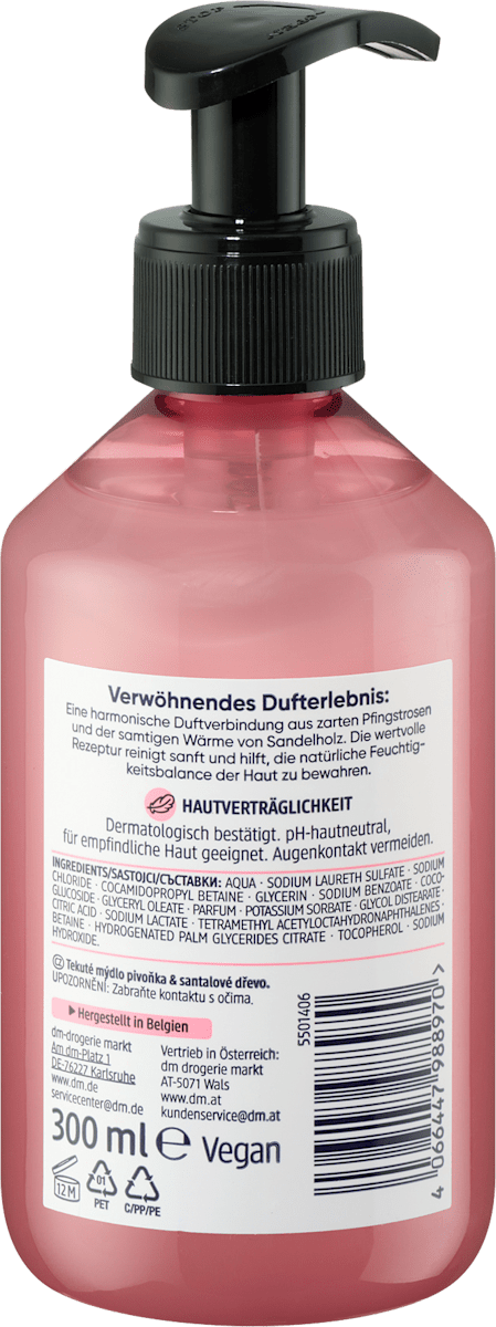 Flüssigseife Peony & Sandalwood, 300 ml