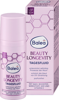 Balea Fluid Beauty Expert Longevity Tagesfluid LSF50+, 50 ml