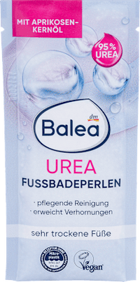 Fußbadeperlen sehr trockene Füße 95 % Urea, 20 g Balea