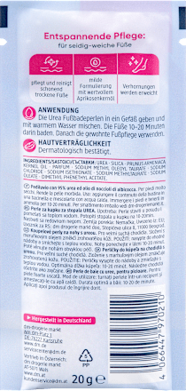 Fußbadeperlen sehr trockene Füße Urea, 20 g