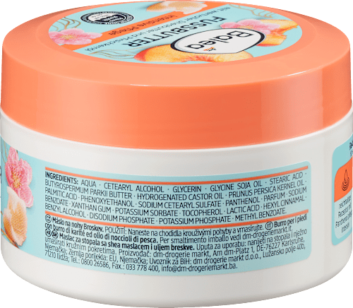 Voetboter sheaboter &amp; perzikpitolie, 150 ml