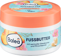 Fußbutter Sheabutter & Pfirsichkernöl, 150 ml